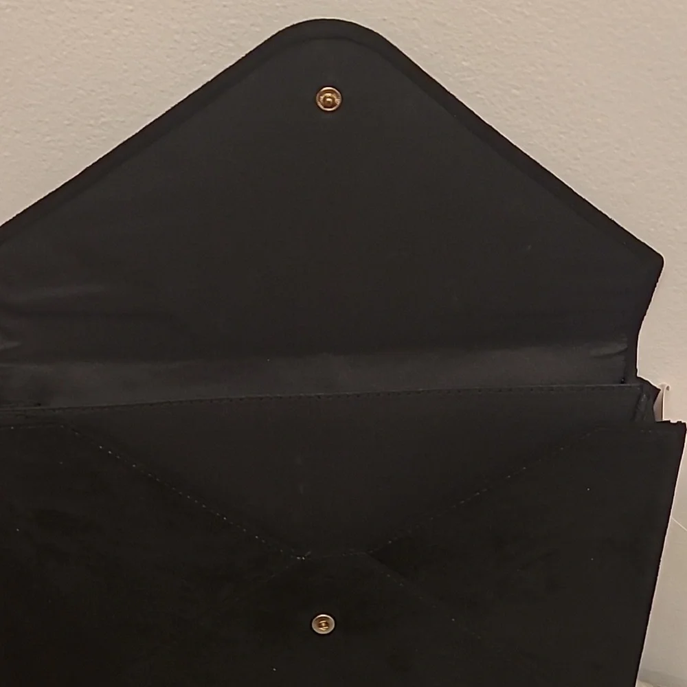 NWT Black Suede Portfolio